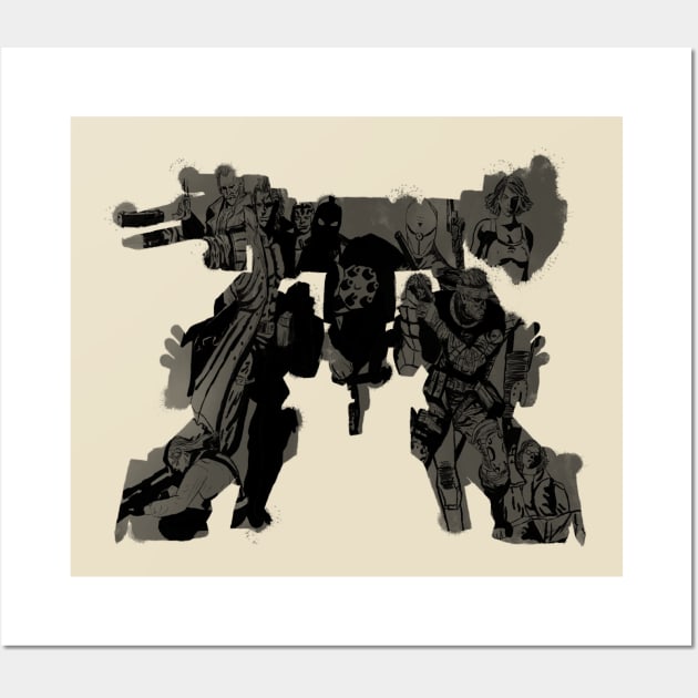 Rex Rorschach Wall Art by Helix